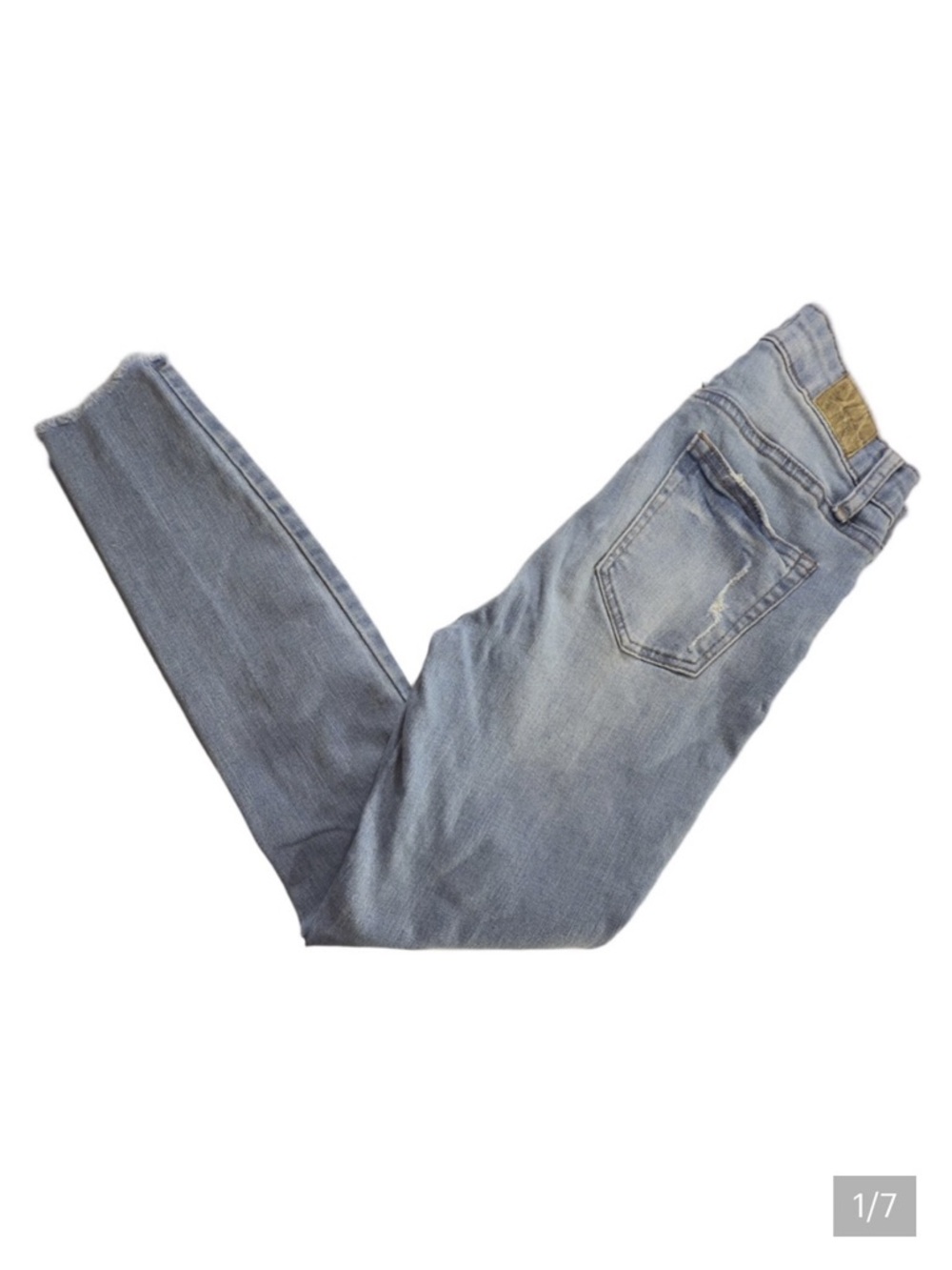 Soundgirl destroyed denim ankle jeans Women’s size 7 | jh 3